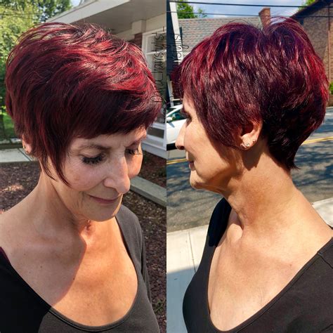 Red short pixie haircut | Pixie haircut, Short pixie haircuts, Red