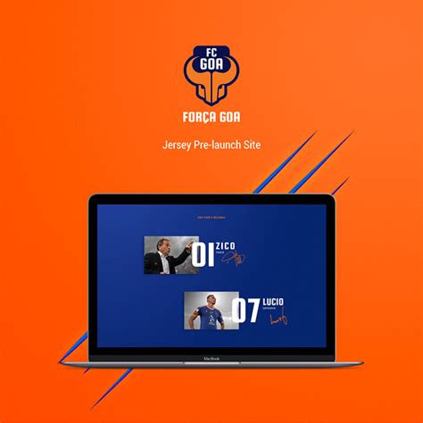 FC Goa: Jersey pre-launch one page site :: Behance