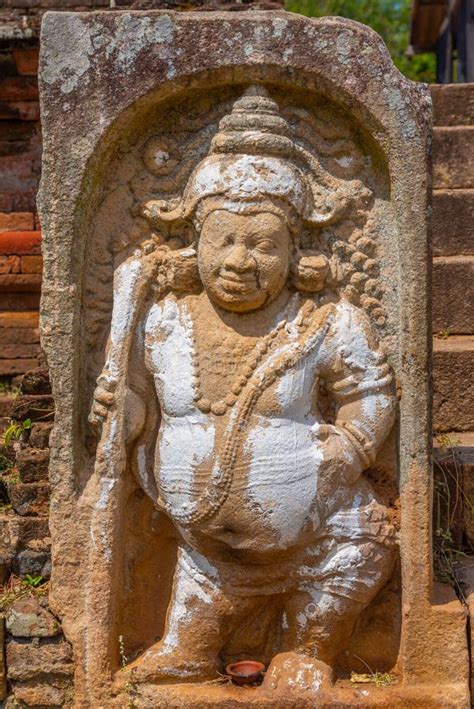 Ancient Carving at Anuradhapura Cultural Sight in Sri Lanka Stock Photo ...