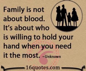 Family Is Not Always Blood Quotes. QuotesGram