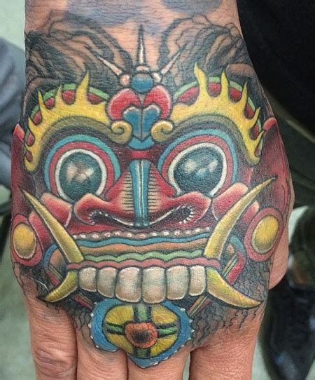 Cover up hand tattoo by Lenny Renken: TattooNOW