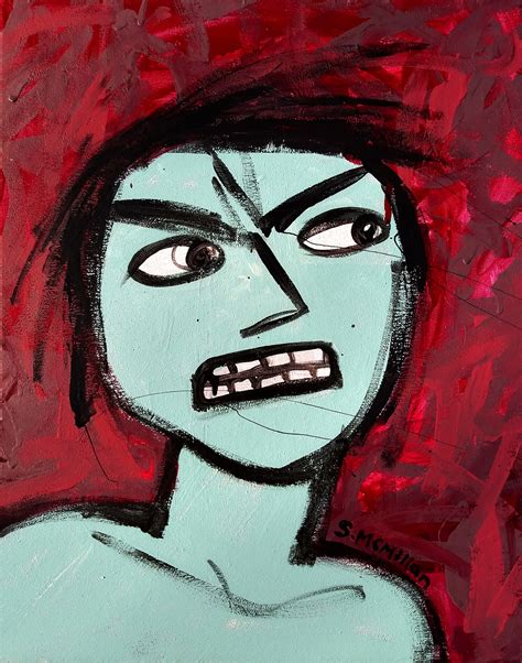 Stephanie McMillan - Another recent painting that came to me in a fit