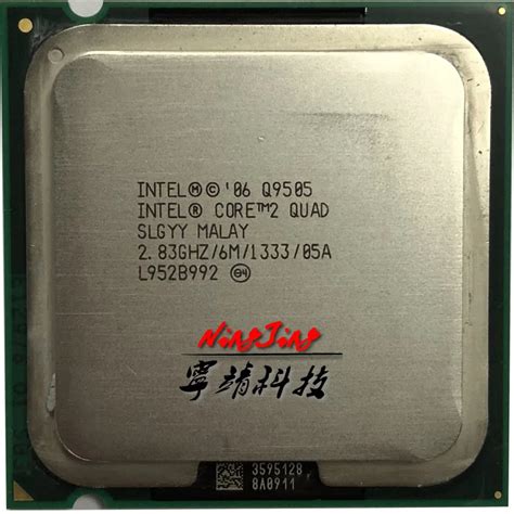 Intel Core 2 Quad Q9505 2.8 GHz Quad Core Quad Thread CPU Processor 6M ...