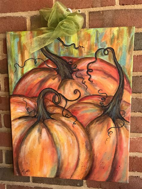 acrylic paint for painting pumpkins 6