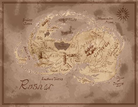 map  roshar discover  world   stormlight archive