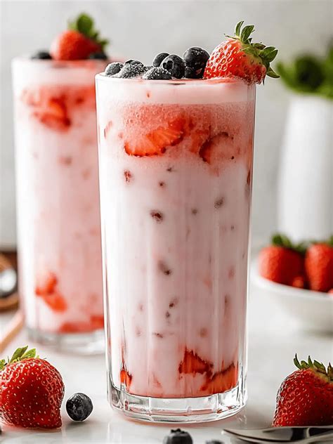 irresistible strawberry milk tea recipe  refreshing sips