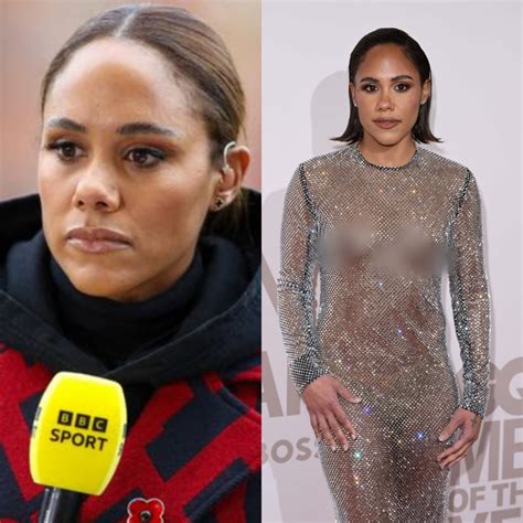 Sports presenter Alex Scott goes br@less in see-through dress at GQ Men
