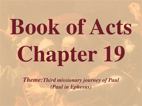 PPT - Book of Acts Chapter 19 PowerPoint Presentation, free download ...