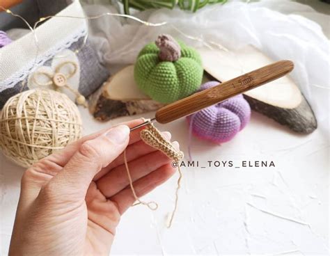 Маленькая тыква описание крючком | Hi Amigurumi