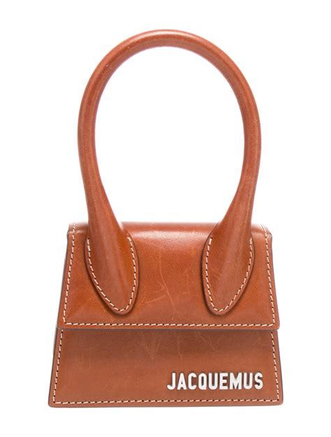 Jacquemus Leather Shoulder Bag - Brown Mini Bags, Handbags - WJQ51071 ...