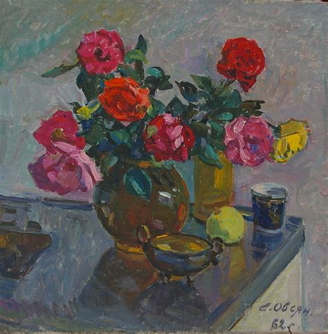 Oil Painting Handmade Vintage Soviet Socialist Realist propaganda USSR