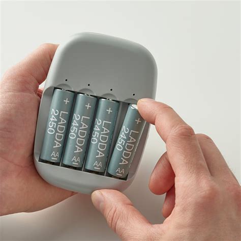 LADDA - rechargeable battery, HR06 AA 1.2V , 2450mAh | IKEA Hong Kong ...