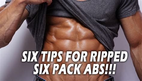 Six Tips for Ripped Six Pack Abs! | Sixpack Facts