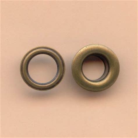 6mm Large Eyelets - Antique Brass, A Rare Notion