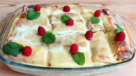 Блинчики с Творогом в сметанном соусе! Очень вкусные, нежные и сочные ...