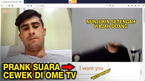 PRANK SUARA CEWEK DI OME TV (PART 2) - YouTube