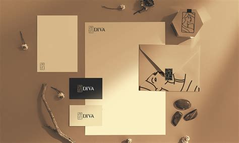 diva logo illustration  design  behance