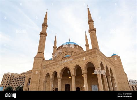 mohammad al amin mosque     blue mosque  central