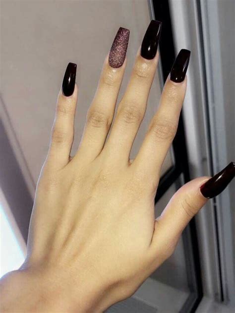 Uñas Acrilicas Negraa