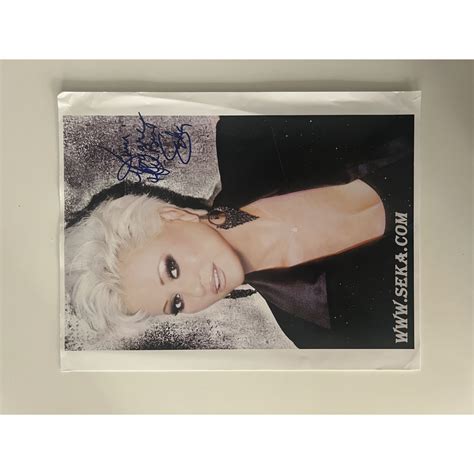 Porn Star Seka signed photo