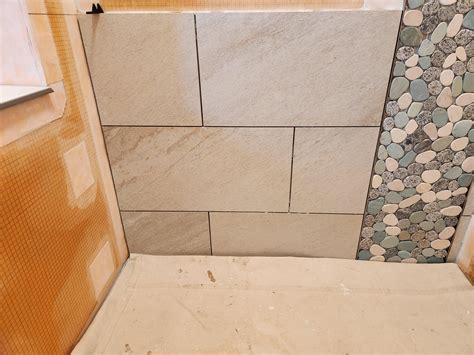 Porcelain tile layout mistake. Fix or start over? : r/Tile