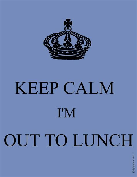 FREE Editable and Printable Out to Lunch Sign | Instant Download