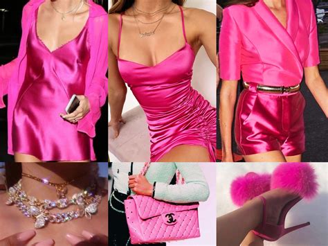 Pink fashion aesthetic