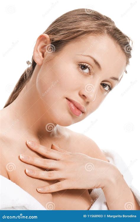 Portrait of Fresh and Beautiful Woman Stock Image - Image of healthy ...