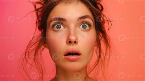 Girl shocked face reaction 46113567 Stock Photo at Vecteezy