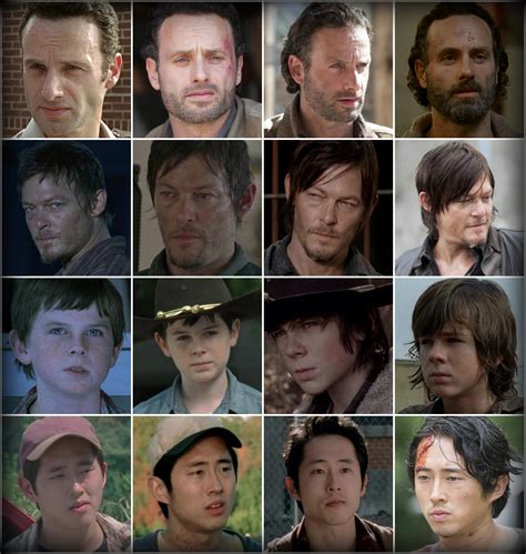 The Walking Dead - Progression of Characters : thewalkingdead