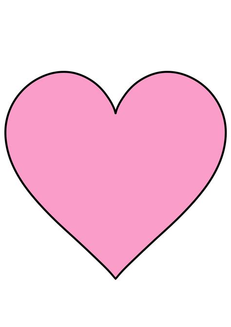 12 free printable heart templates cut outs – Artofit