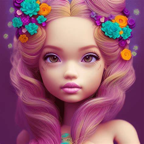 Intricately Rendered Pretty Princess 4K · Creative Fabrica