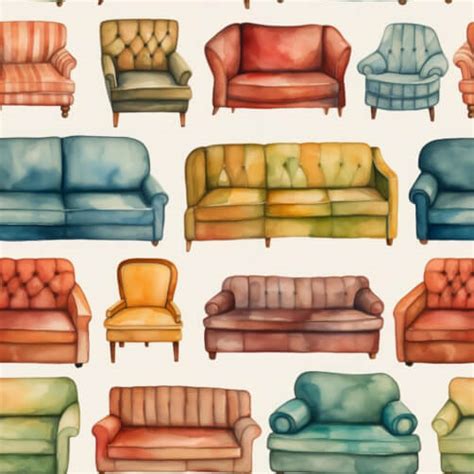 Download Colorful Sofa Pattern Patterns Online - Creative Fabrica