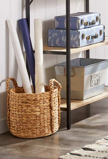 wicker baskets  stylish organization option  home