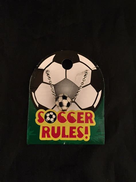 Soccer Rules Necklace | Soccer Stuff & MoreSoccer Stuff & More