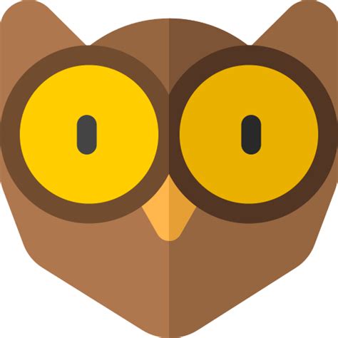 Сова иконка Basic Rounded Flat | Freepik