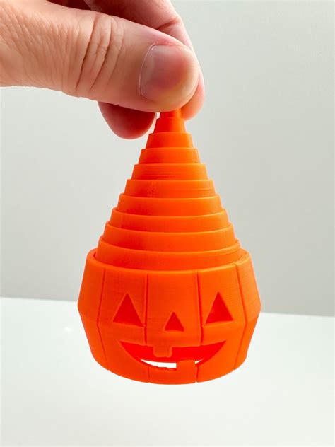 Jack O'lantern (pumpkin) Layered Fidgets (small and Large) - STL Files