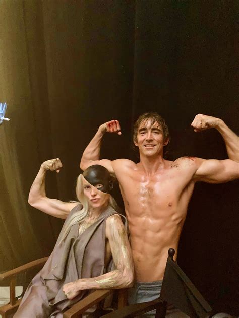 Lee Pace Shares Behind-the-Scenes Photos from the Naked Fight Scene in ...