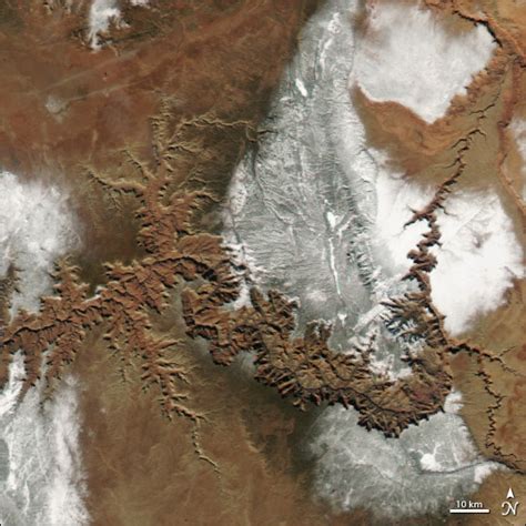 Snow on the Grand Canyon