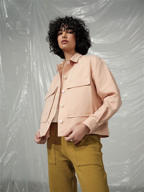 Odeyalo ATLANTIC jacket - peach | Garmentory