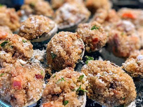 [homemade] little neck clams casino : r/food