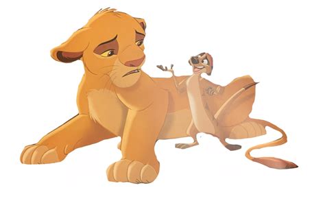 Timon and Simba by DracoAwesomeness on DeviantArt