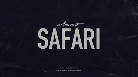 Amanati - Safari - Official Audio - YouTube