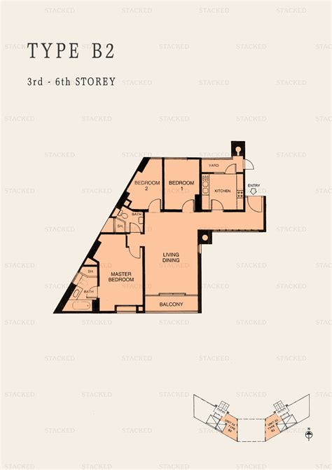 Stacked homes - Harbour View Towers Singapore Condo Floor Plans, Images