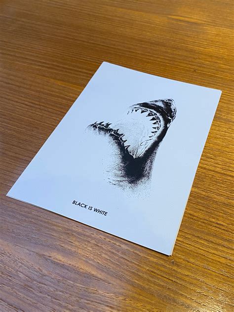 Three Shark Prints A5 - Etsy