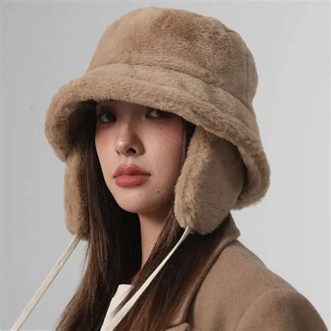 Корейские Новые Панамы для защиты ушей для женщин осень и зима ...