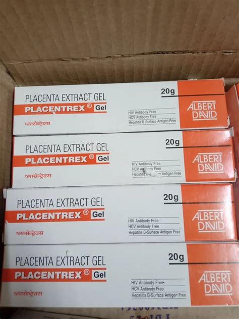Placentrex Gel 20gm, For Clinical, Albert David Ltd at Rs 153.61/pack ...