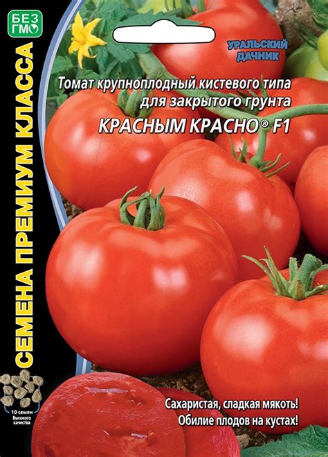Томат КРАСНЫМ КРАСНО® F1. Уральский дачник