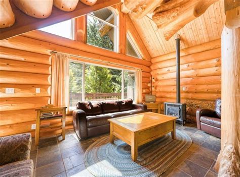 peaceful log cabin   forest  grid path