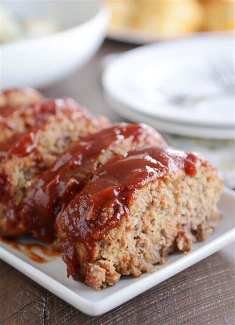 Easy Meatloaf Recipe Ketchup Glaze | Dandk Organizer